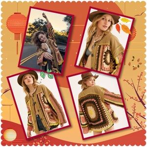 Free People “No Rain” Sweater Jacket